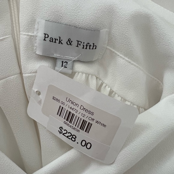 Park & Fifth size 12 white Union Dress - Picture 3 of 4